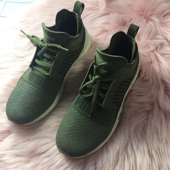 puma ignite green